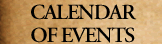 Calendar of Events